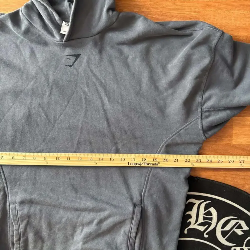 Gymshark Lifting Club Hoodie Size L Graphite Grey